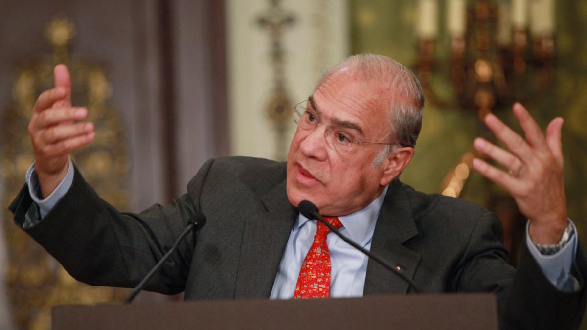 Imagen de archivo del secretario general de la OCDE, Ángel Gurría.
