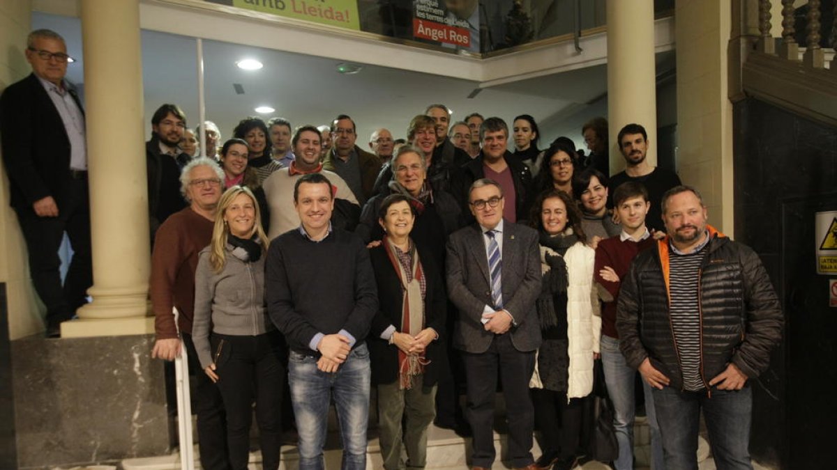 El PSC celebró una turronada tras la reunión de su ejecutiva.