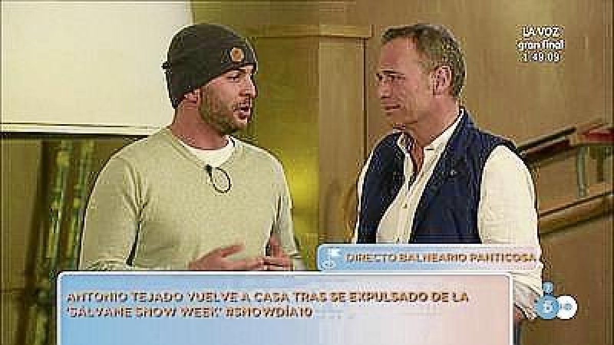 Carlos Lozano con Antonio Tejado.