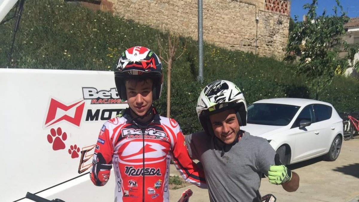 Sergio Ribau, a l’esquerra, tindrà Marc Cots com a motxiller.