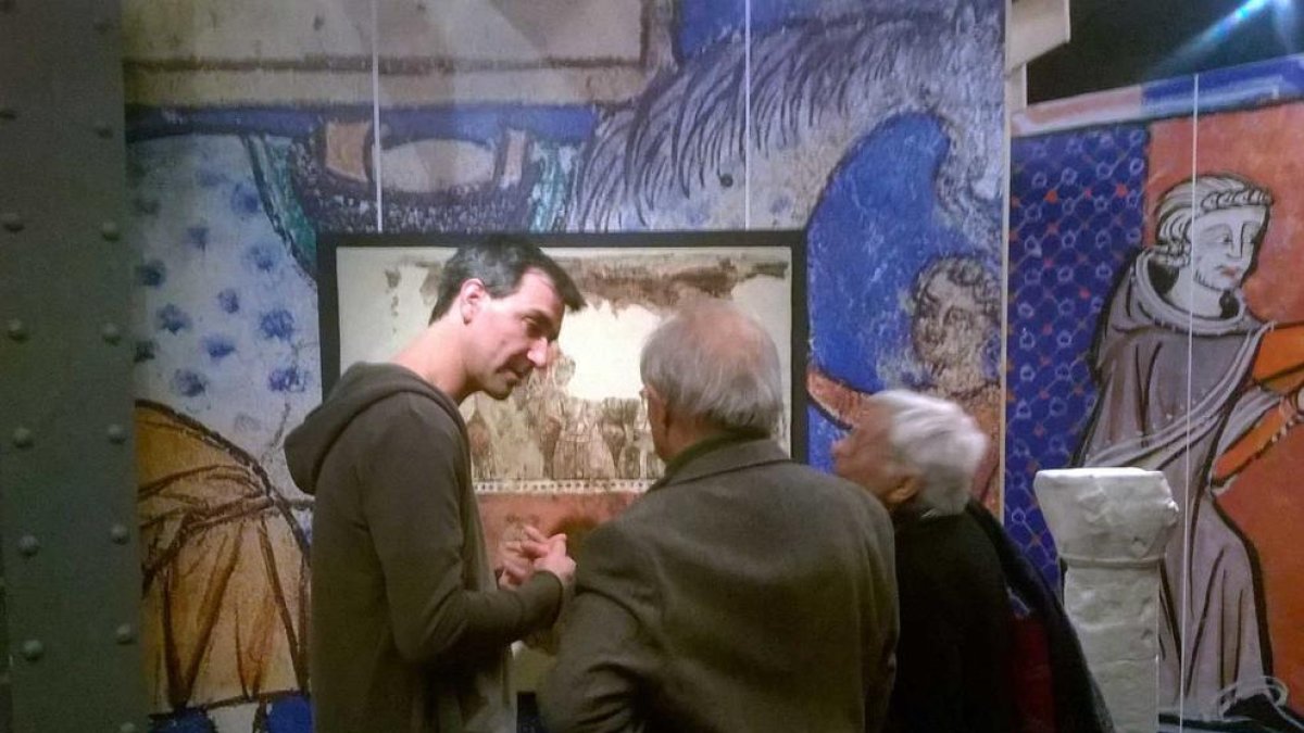 Aquestes pintures murals de l’església de Nostra Senyora de Gardeny van ser descobertes el 1987.