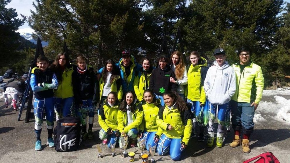 L’equip Interclubs del club aranès.