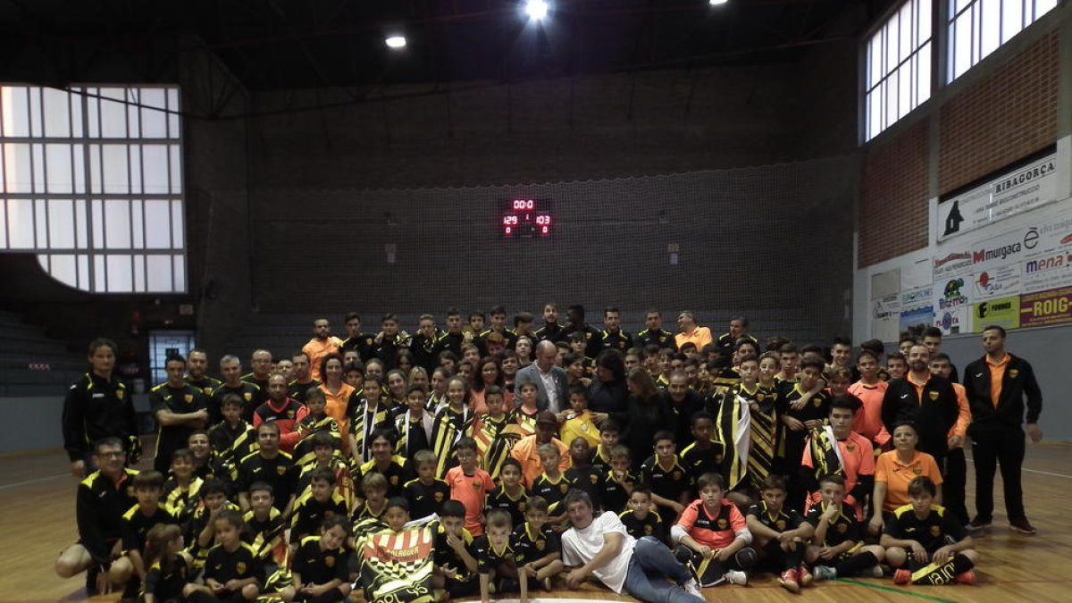 L’Escola Futbol Sala Comtat d’Urgell presenta els seus 14 equips, amb més de cent jugadors