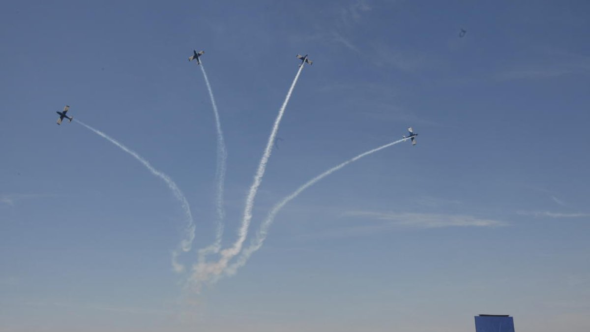 La pasada edición del festival aéreo Lleida Air Challenge en el aeropuerto de Alguaire.