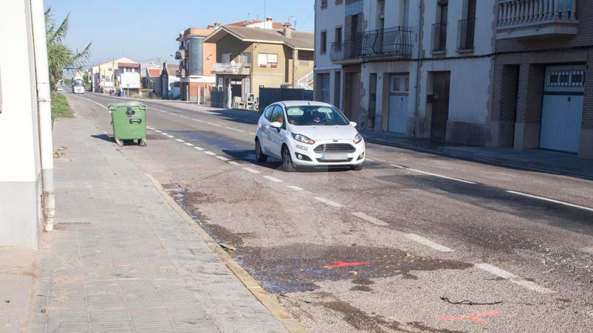 Herido grave un conductor después de chocar su furgoneta contra una pared en la Fuliola
