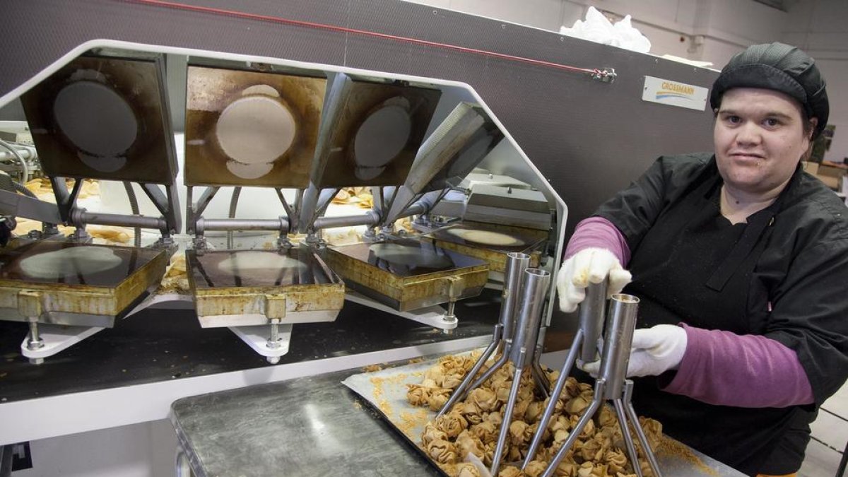 La maquinaria del obrador de galletas de Tàrrega.