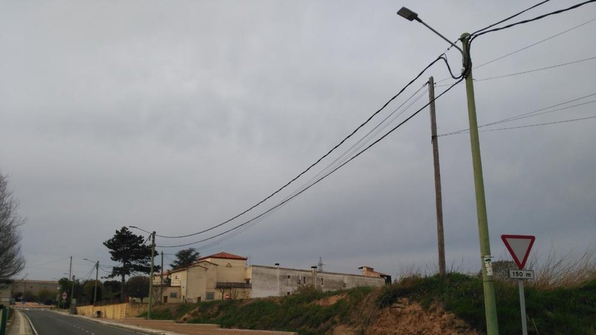 Imatge del nou enllumenat públic del municipi de Preixens.