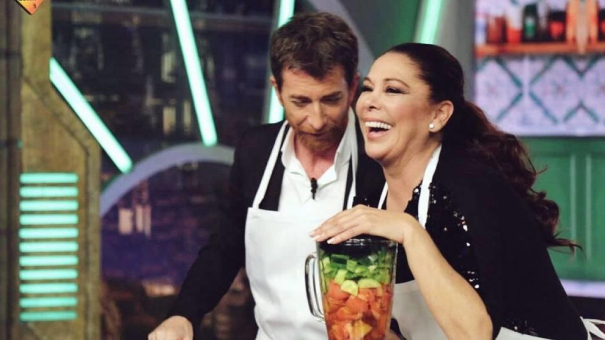 Isabel Pantoja i el seu gaspatxo.