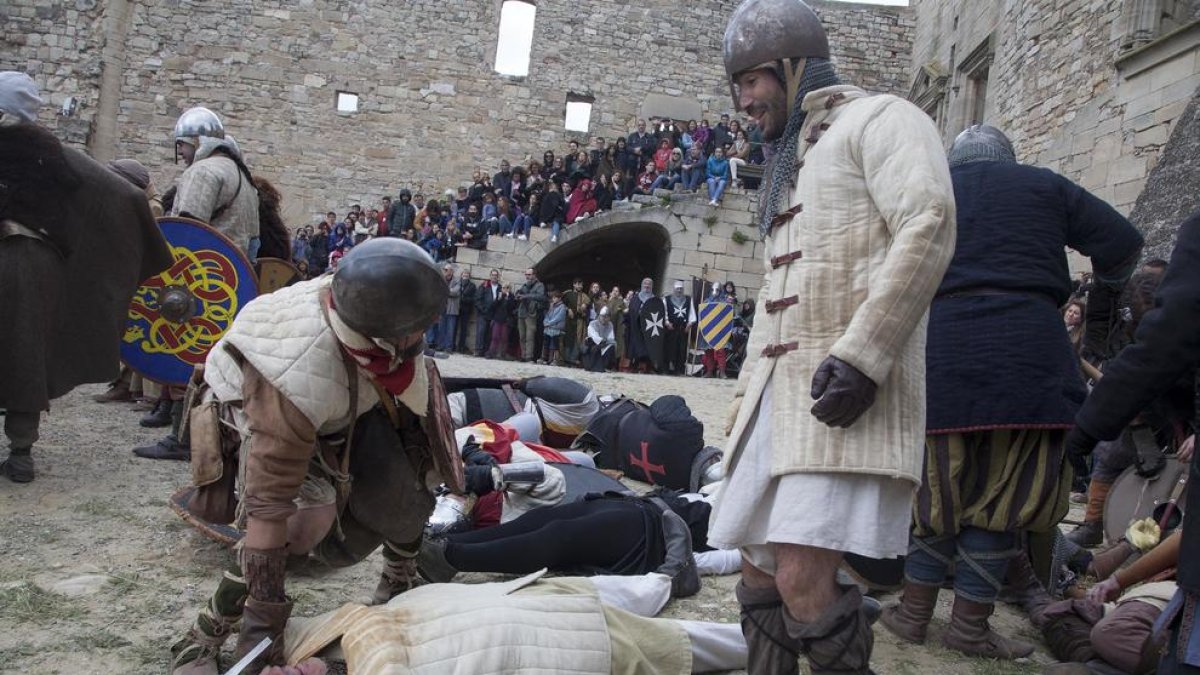 La recreación del asedio al castillo medieval de Ciutadilla.