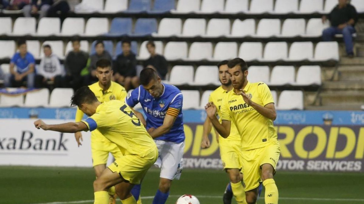 Un buen Lleida no aprovecha sus ocasiones y empata ante el Villarreal B (0-0)