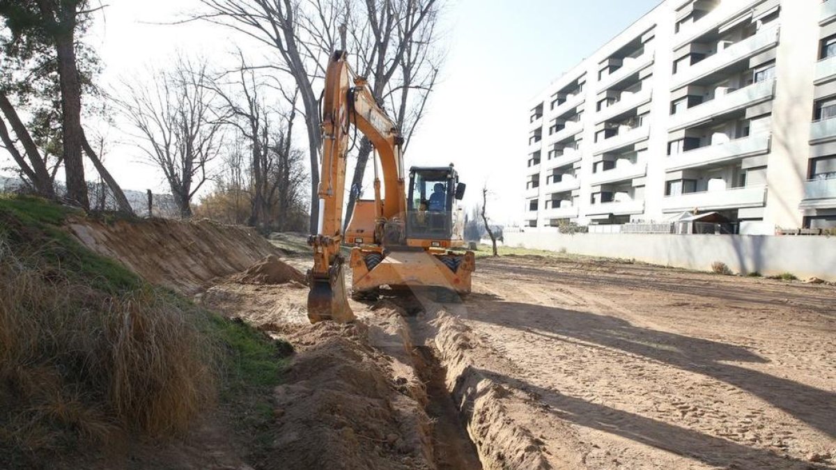Unes obres deixen al descobert una bomba de la guerra civil enmig de la ciutat de Lleida
