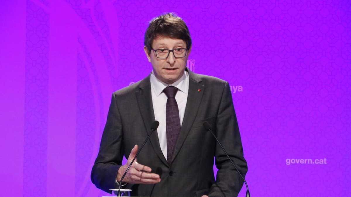 El conseller de Justícia, Carles Mundó, en una imatge d’arxiu.