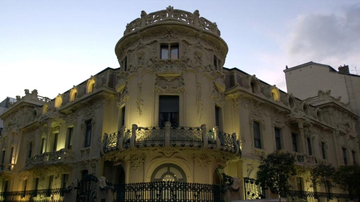 Imagen de archivo de la sede de la SGAE en Madrid.