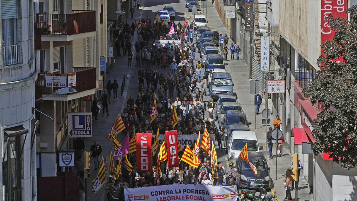 Ocupació estable, salaris justos, més drets socials