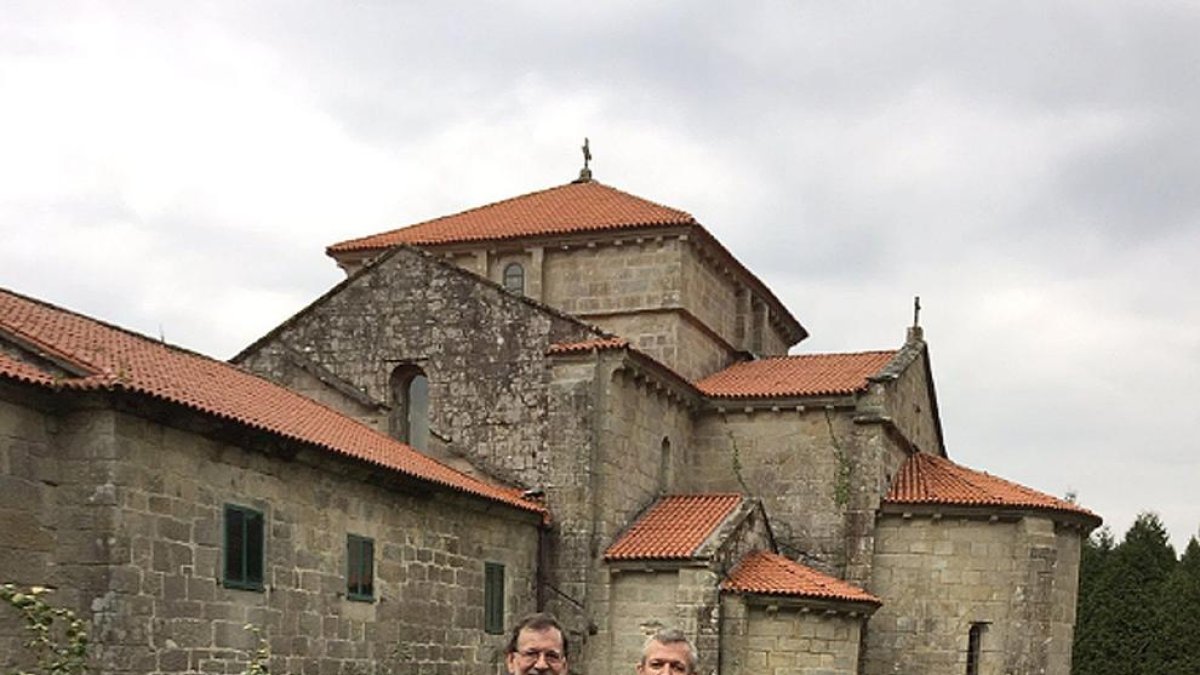 Rajoy comenzó el año con una caminata en Galicia.