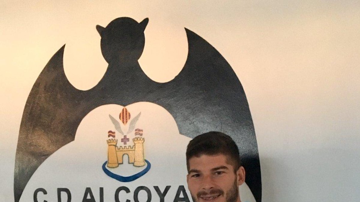 El lleidatà Pau Bosch, ahir a les instal·lacions de l’Alcoià.