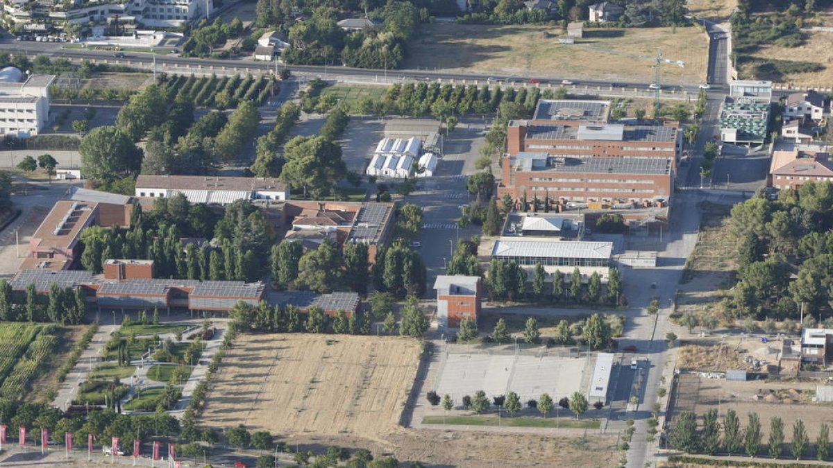 Vista aèria del campus d’Agrònoms de la UdL.