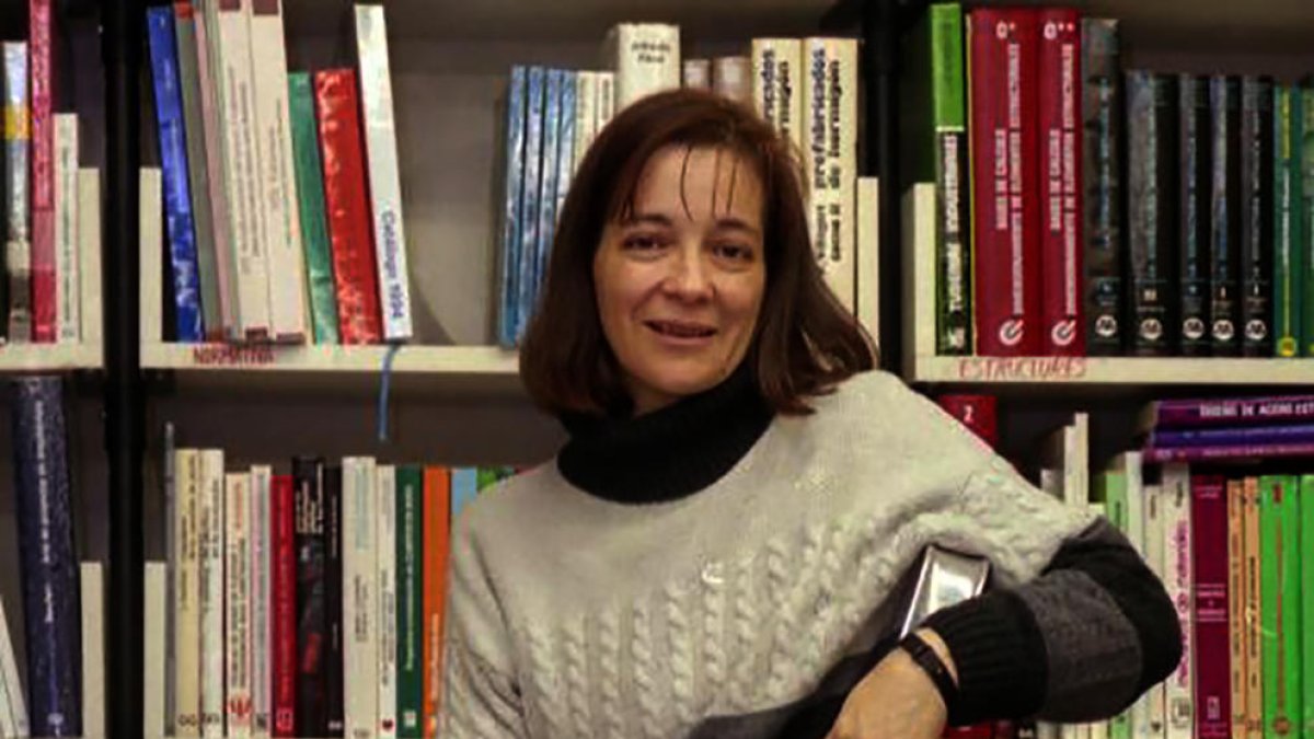 Imagen de archivo de Maria-Mercè Marçal en una de sus visitas a Lleida en 1995.