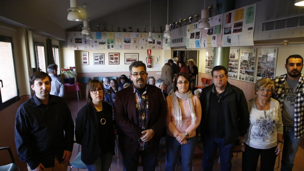 La junta de la organización de vecinos de Pardinyes.