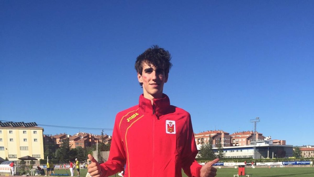 Bernat Erta logró ayer la segunda posición en la Copa Ibérica.
