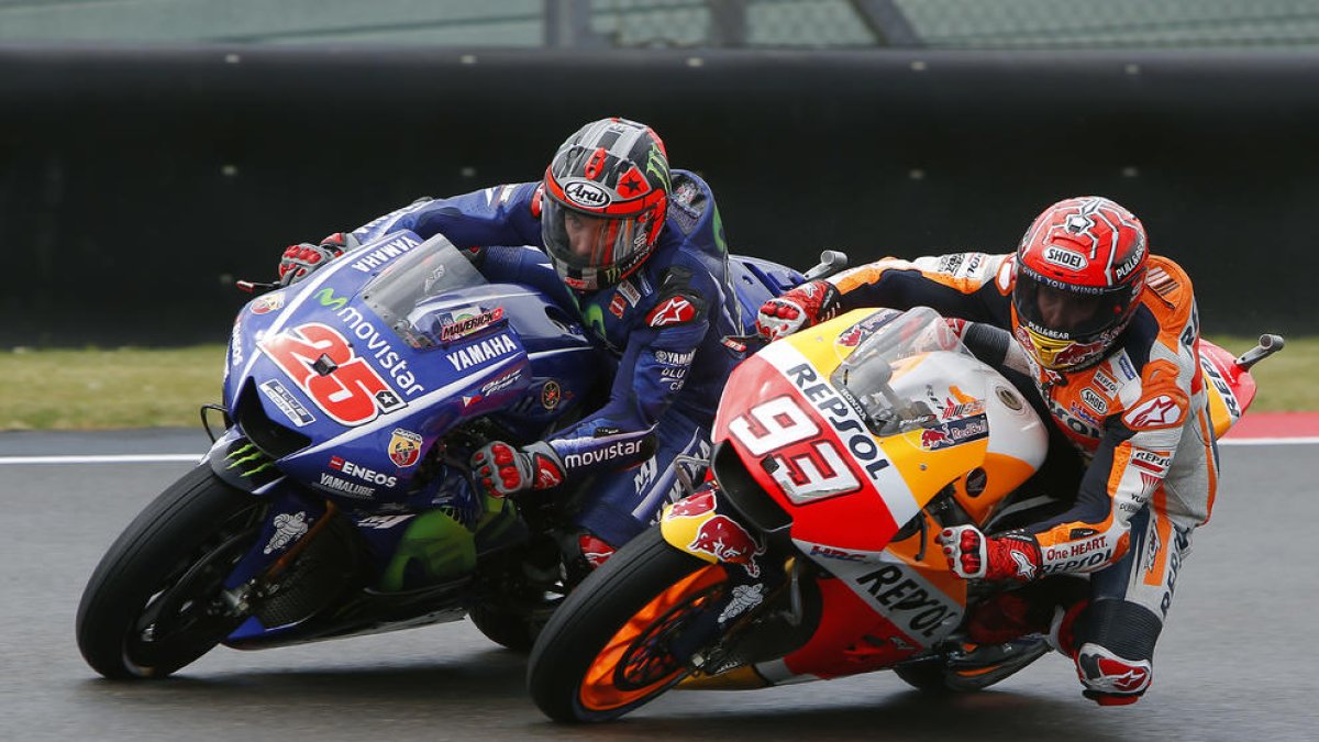 Marc Màrquez i Viñales es van tocar durant la qualificació i el pilot de Yamaha l’hi va recriminar.