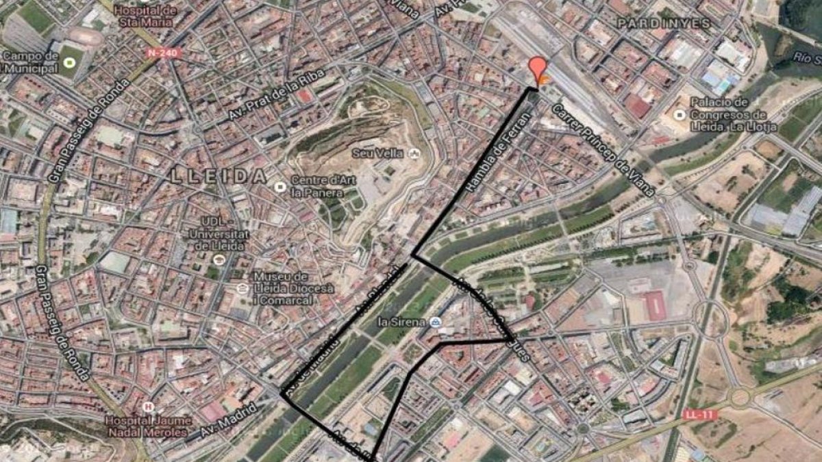 Aquests seran els desviaments de trànsit per la Cavalcada de Reis de Lleida