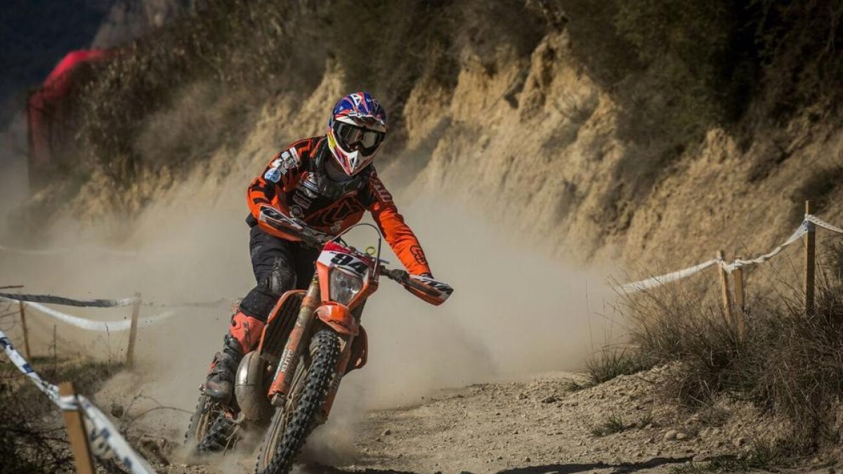 Jaume Betriu no va tenir una bona primera jornada a l’Enduro de Valdecaballeros.