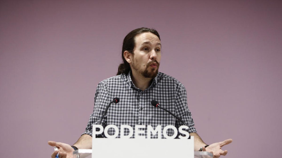 Imagen del secretario general de Podemos, Pablo Iglesias.