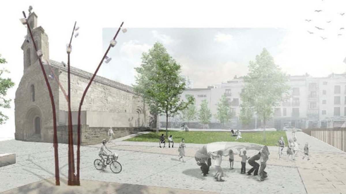 Imagen virtual de la nueva plaza de la Panera