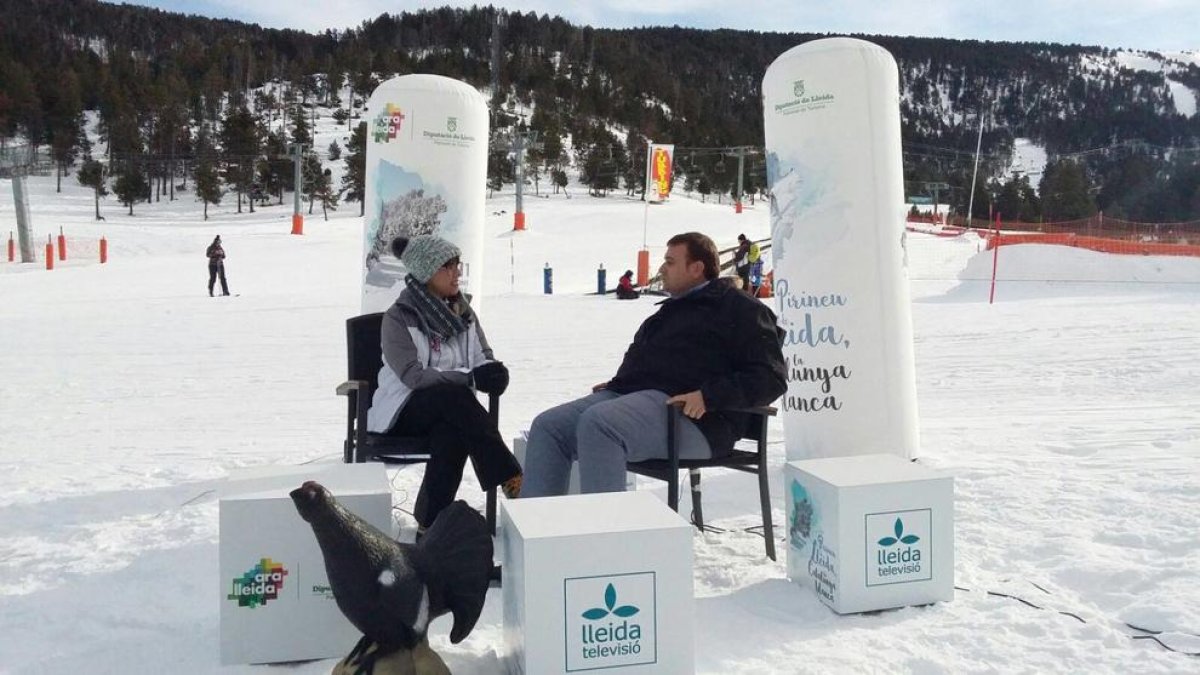 Mariví Chacón entrevista a Gerard Sabarich, alcalde de Rialp.