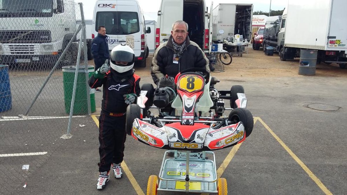 Jacob Pérez participó en dos carreras en el circuito valenciano.