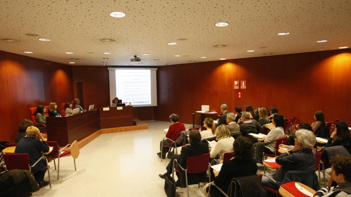 Jornada ahir a la Facultat de Dret del campus de Cappont.