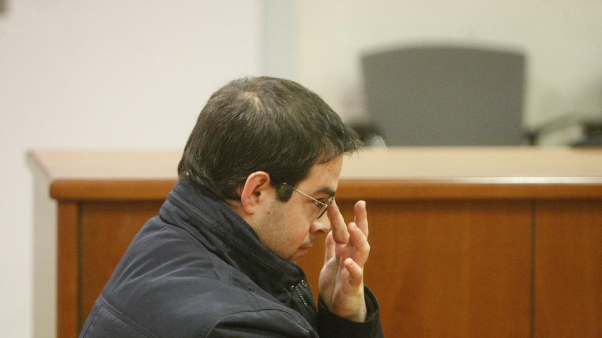 Alejandro Ruiz durante el juicio celebrado este año en la Audiencia.