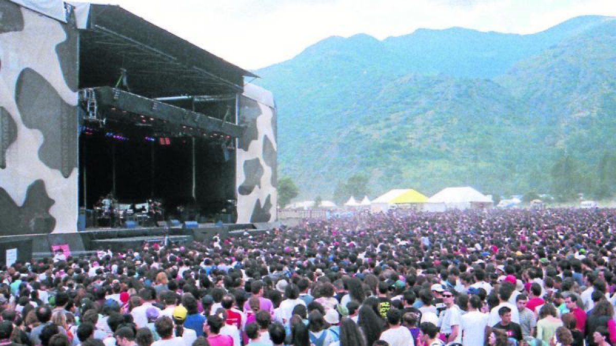 Una de las actuaciones del Doctor Music Festival en 1996.