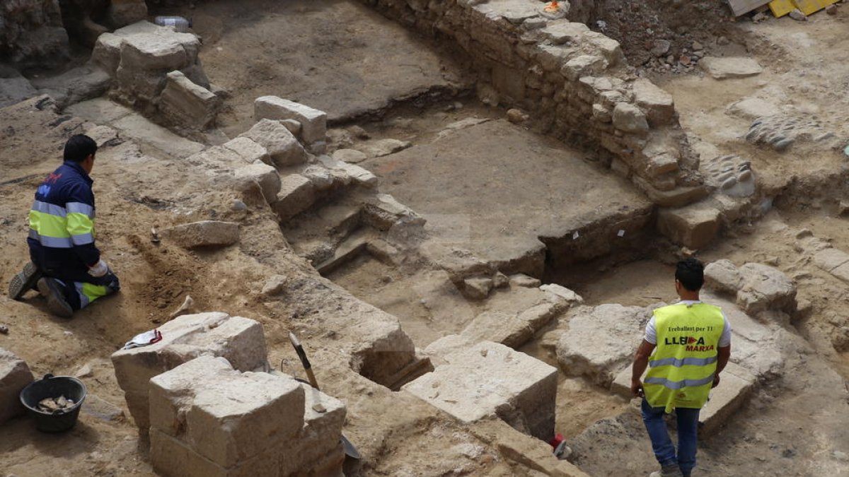 Recta final de les excavacions arqueològiques al Call Jueu de Lleida