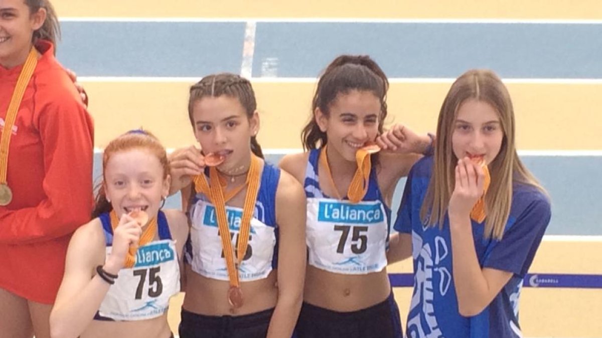 Doble bronce del Xafatolls en el Catalán