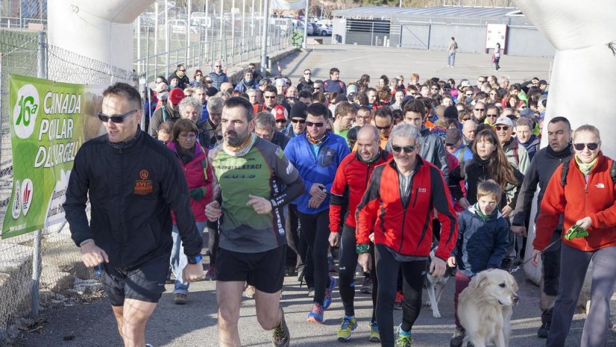 Participants a la Caminada de l’Urgell.