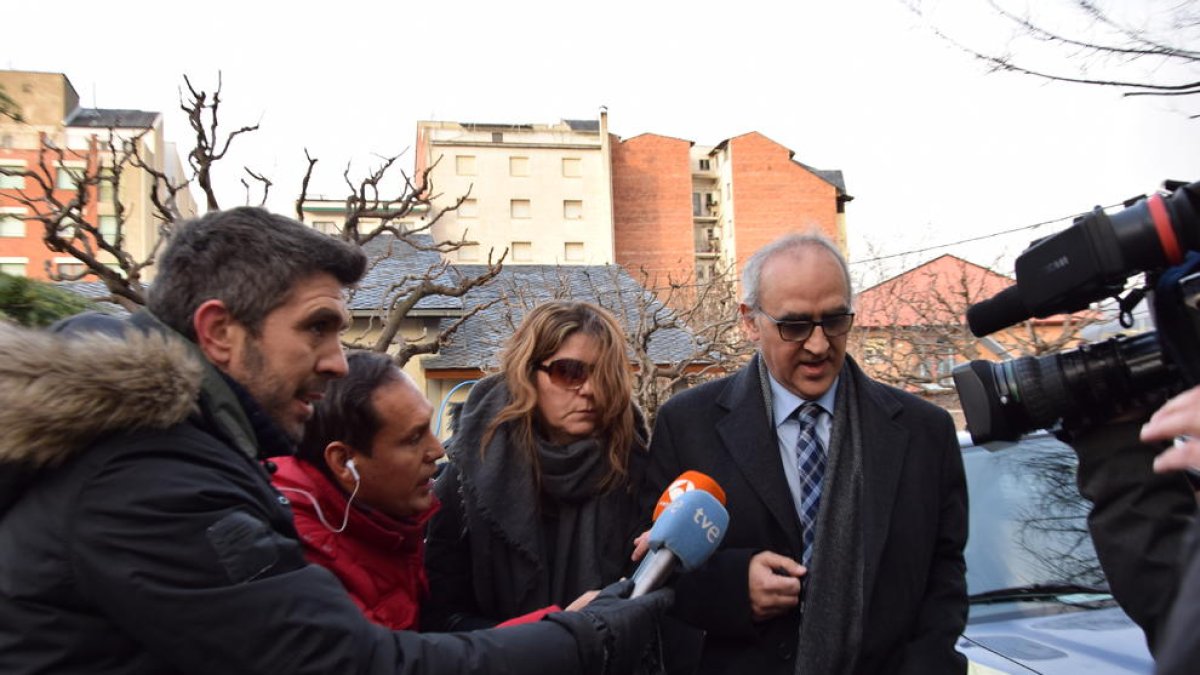 Marga Garau, el viernes antes de ser interrogada de nuevo.
