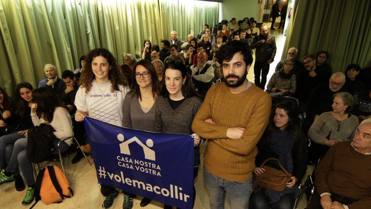 Masip, Carme Oliva (plataforma No en el Nostre Nom), Costafreda i Ruben Wagensberg, a l’Ateneu.