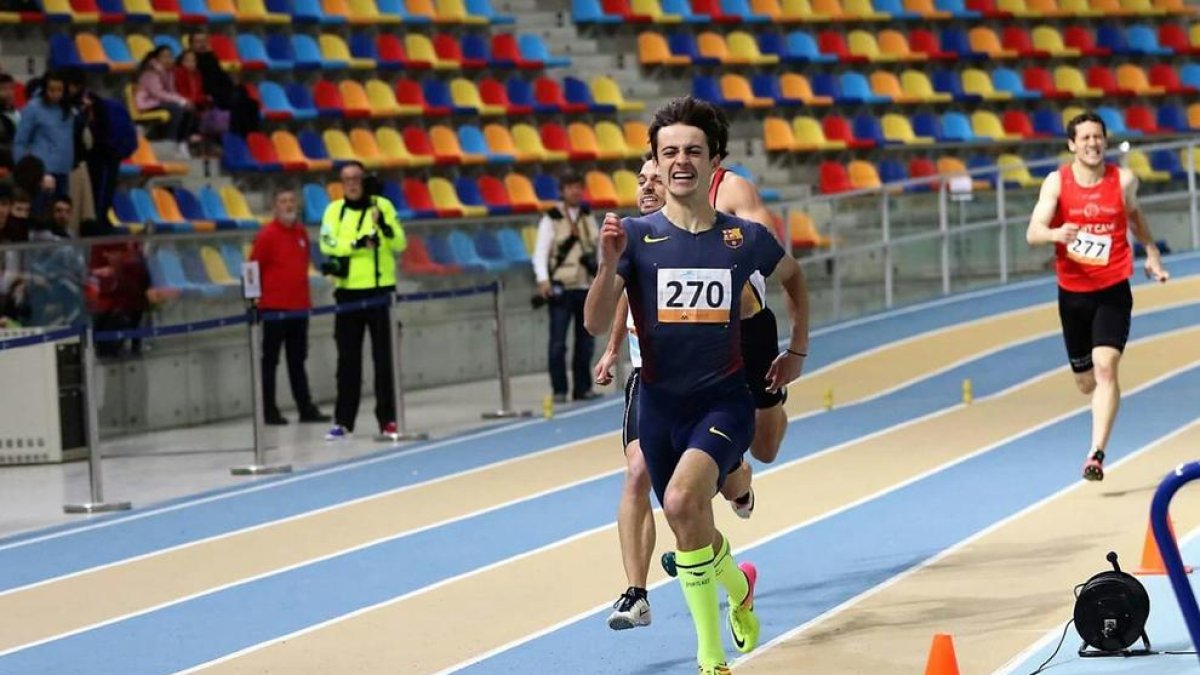Aleix Porras, durante una reciente participación en los 400 libres.