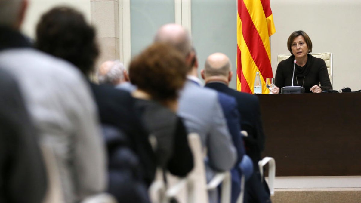 Forcadell acusa a la Fiscalía “anular ideológicamente” el soberanismo.