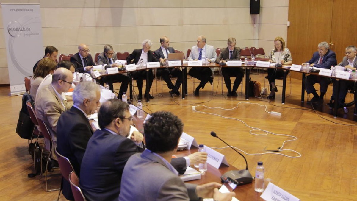 El comitè executiu i el consell general de GlobaLleida es van reunir ahir a la UdL.