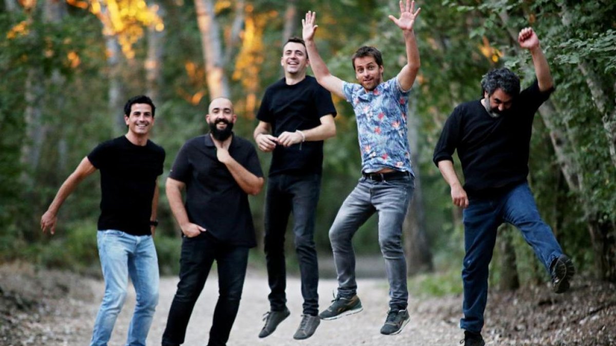 Imatge promocional del nou grup lleidatà EnZel.