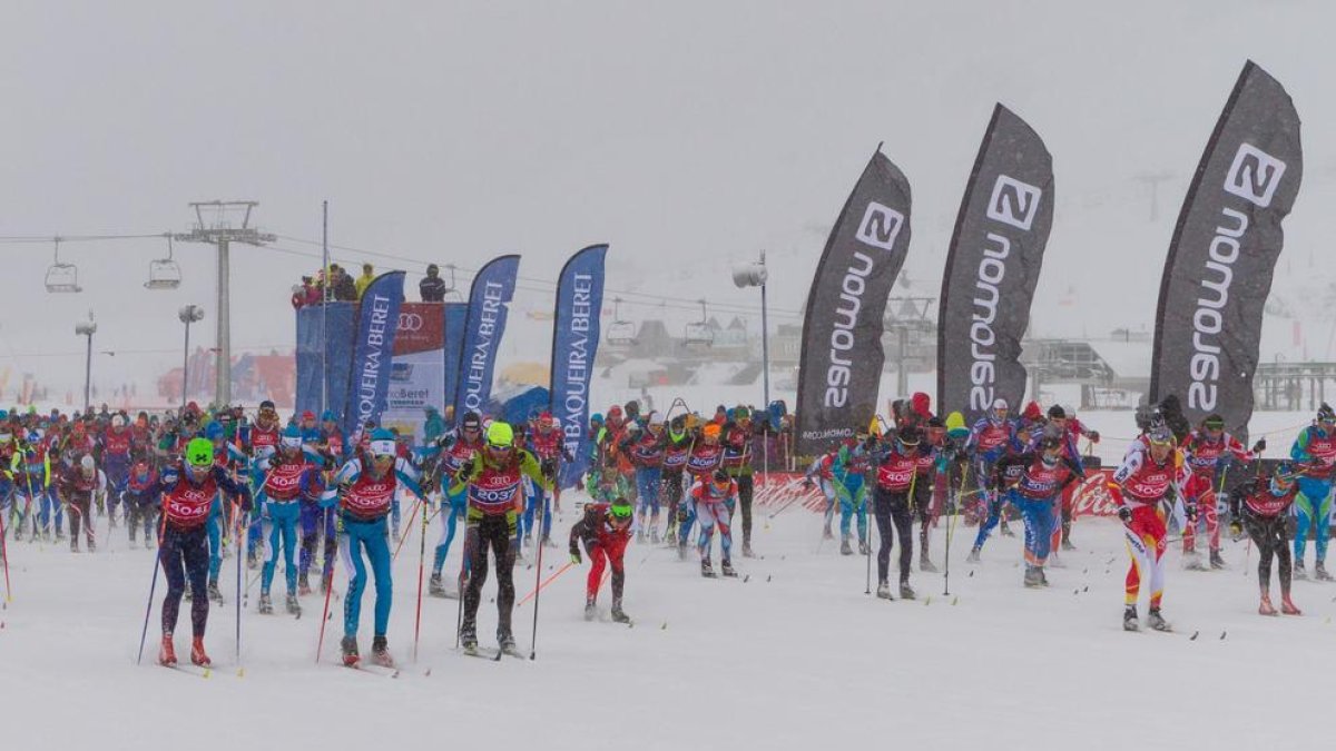 Una imagen de la salida de la pasada edición de la Marxa Beret.