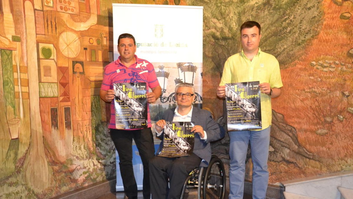 Miquel Plensa, Jordi Latorre y Jesús Brufal durante la presentación.
