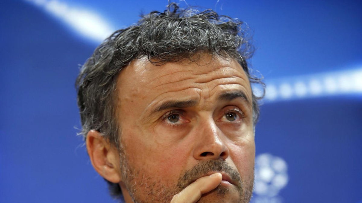 Luis Enrique se mostró convencido de que su equipo tendrá sus opciones de remontar.