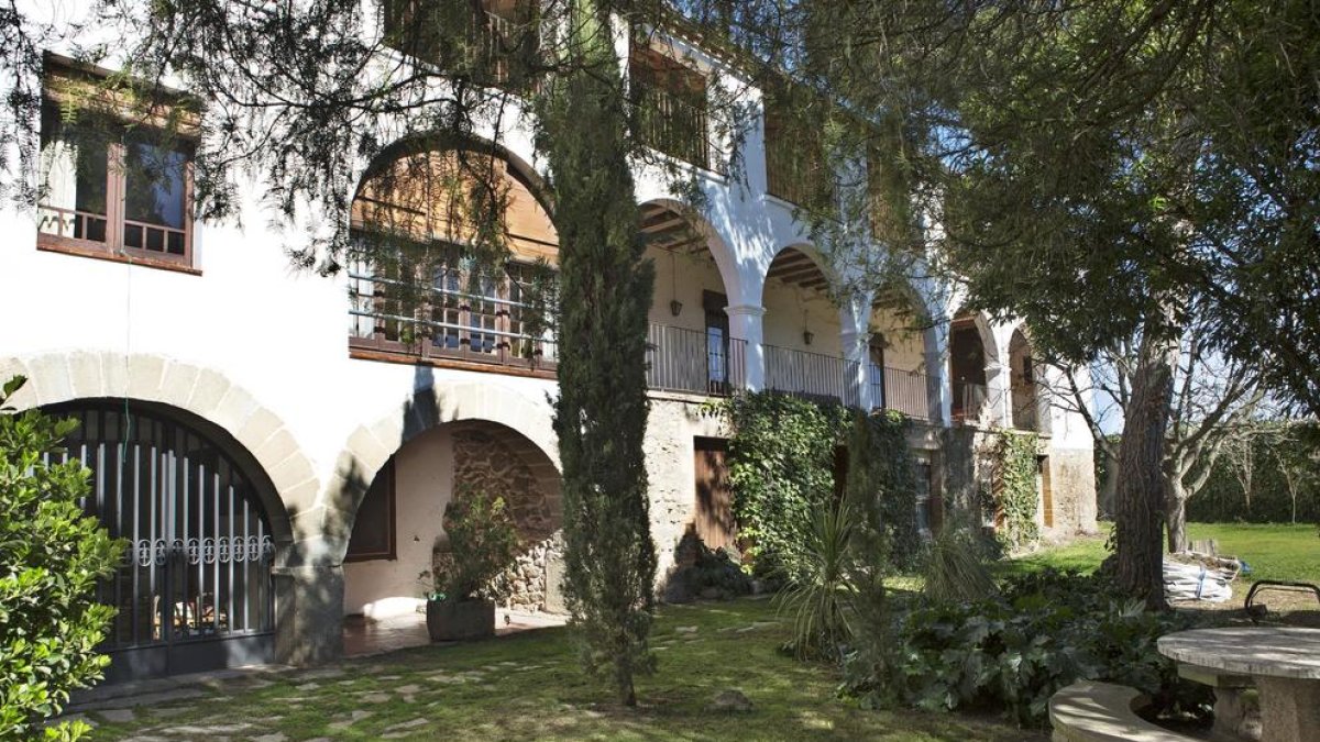 La casa on va nàixer el president Companys al nucli del Tarròs, a l'Urgell.