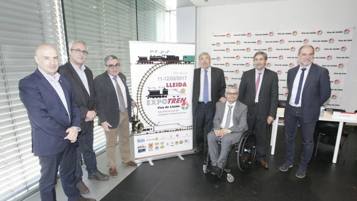 La Llotja acogió ayer la presentación del salón Lleida Expo Tren.