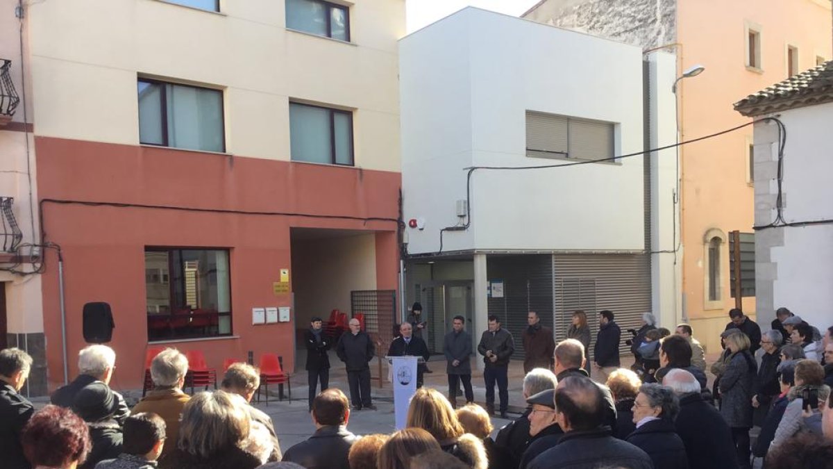 El president de la Diputació, en el discurs inaugural.