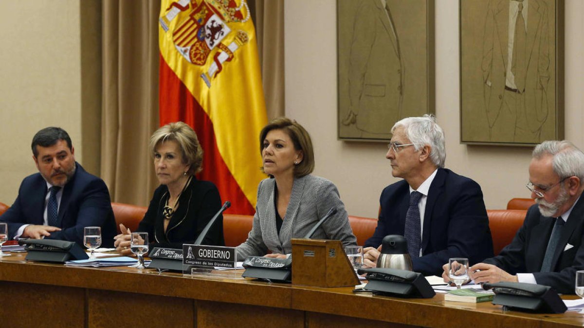 La ministra de Defensa, María Dolores de Cospedal.